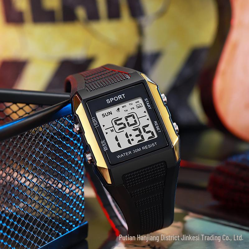 Unisex Multifunction Luminous Sports Watch with Alarm and Timer