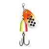 10 Piezas Señuelos Metálicos Duros Set de Cucharillas Spinner para Trucha con Anzuelo Triple 5/6/8/9/11g Señuelo de Pesca Spinnerbait Equipo de Pesca