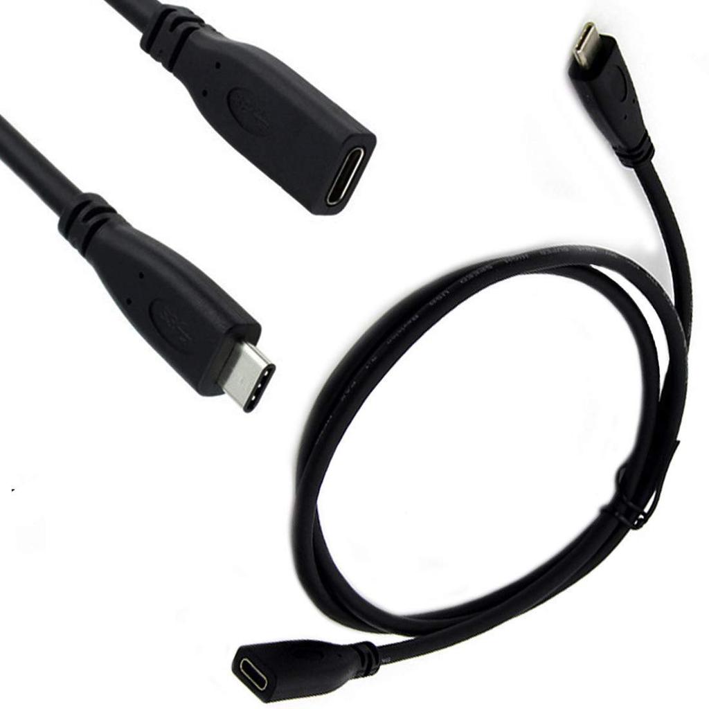 USB Male To Female Extension and Supports and Charging USB Male To Female Extension Cable Type-C 3.1 Cable, 20cm, 50cm, 100cm, Video, Audio, Data,