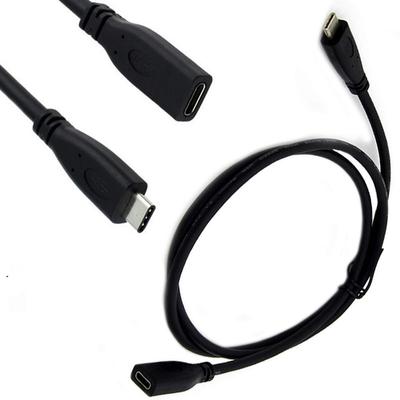 Καλώδιο Επέκτασης USB Αρσενικό σε Θηλυκό και Υποστηρίζει και Φόρτιση Καλώδιο Επέκτασης USB Αρσενικό σε Θηλυκό Τύπου C 3.1, 20cm, 50cm, 100cm, Βίντεο, Ήχος, Δεδομένα,