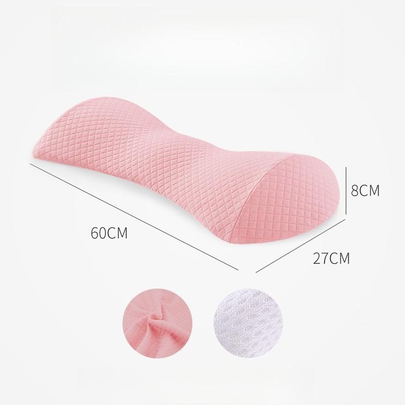 

Bed Waist Support Pillow Ergonomic Lumbar Pad Comfortable Sleeping Back Cushion for Home Bedroom