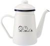 Toyo Emaille PEANUTS Emaille Kaffeekanne Weiß D11 Größe ca.. W21.5 H19.5 SNJ-2305