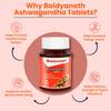 Baidyanath Ashwagandha Tablets 60  for Daily Wellness Stress Relief and Energy Boost