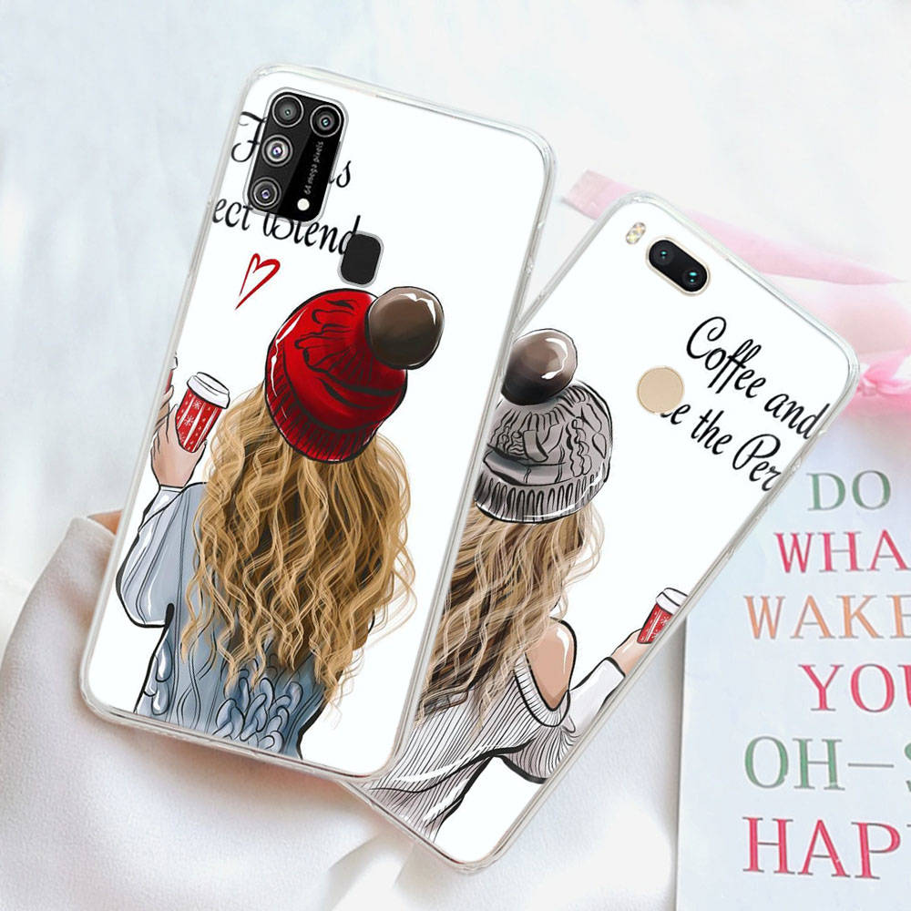 

Чехол для Xiaomi Redmi Note 13 VIVO Y20 Tecno Pova Samsung S24 Realme C3 OPPO F11 Moto E32 Infinix iPhone 15 Лучшие друзья