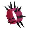 Emo Spike Bracelet Vegan Leather Punk Bracelets Goth Girl Boy Cuff Bangle Studded Halloween Wristband for Women Men Jewelry