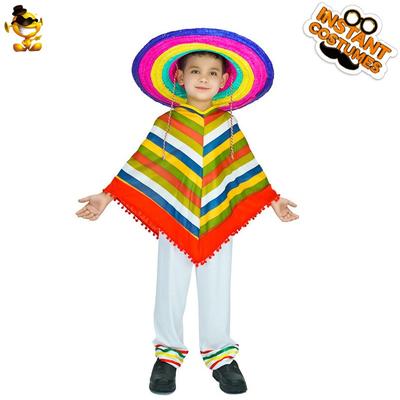 Halloween Boy Children's Colorful Capes, Mexican Love Children's Show Costumes