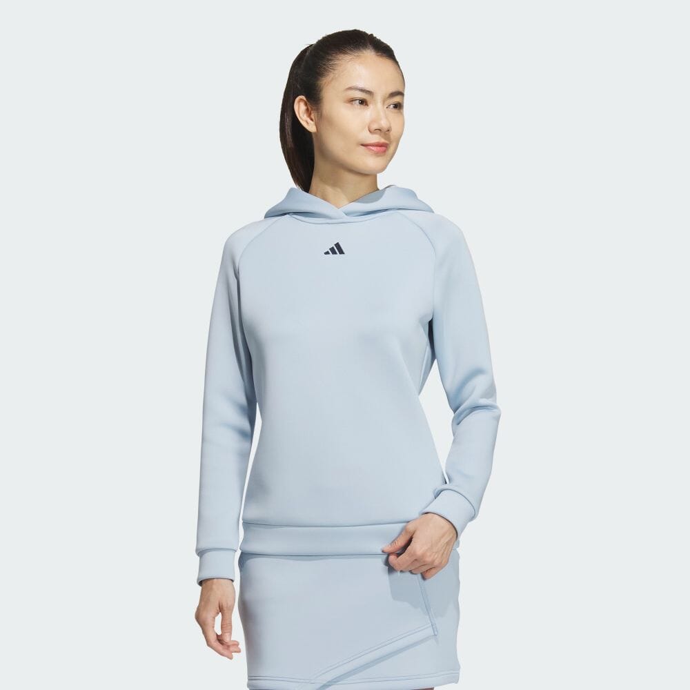 adidas Sweatshirts Women's Miracle Blue Hooded Moderate Regular HY0908