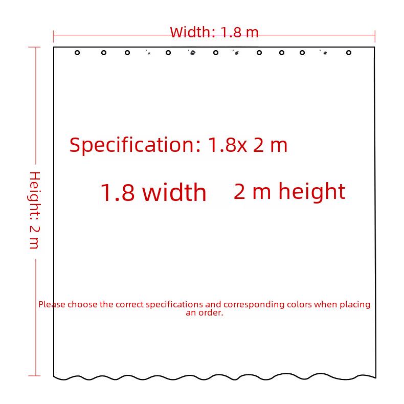 Sjöstjärna PEVA Vattentätt Duschdraperi för Badrumsavskärmning
