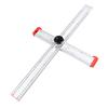 Adjustable T Square 600mm 2 In 1 Adjustable Angle Ruler T Type Marking Ruler for Woodworking