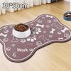 Waterproof Quick Dry Diatomaceous Earth Pet Mat Non Slip Rubber Back Absorbent Placemat for Pet Feeding Bowl