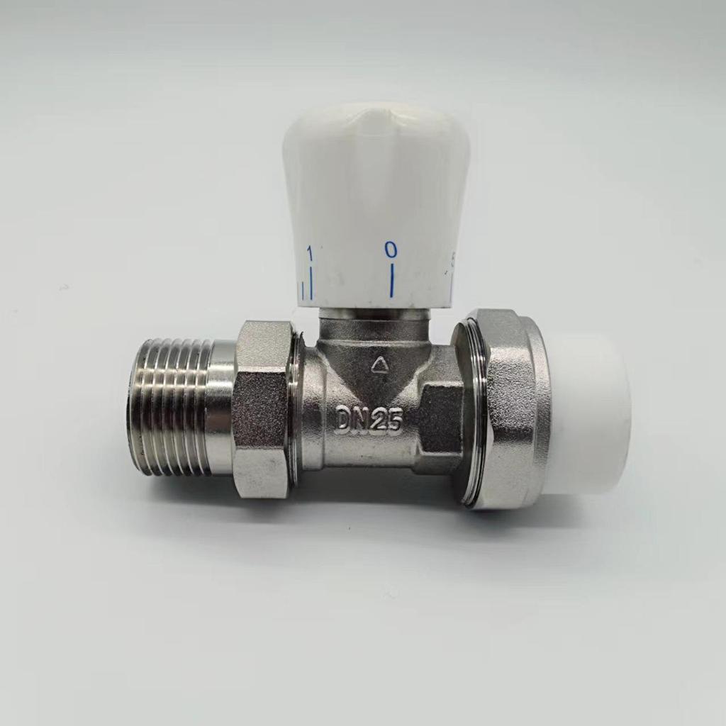 PPR Vertical Radiator Heat Dissipation Temperature Control Valve for Underfloor Heating and Home Improvement