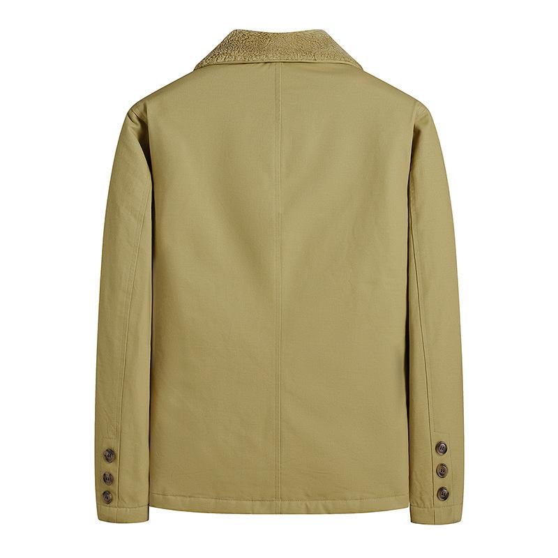Men's Coats, Men's Winter Jackets, Business Casual Velvet Thickened Clothes, Autumn and Winter Lapels for Men