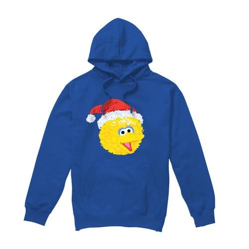 Sesame Street Unisex Adult Big Bird Scribble Christmas Hoodie