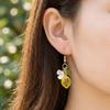 Acrylic Lemon Shaped Necklace Sweet Fruit Hooks Earring New Dangle Earrings  Party
