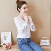 Spring Autumn Fashion Elegance Solid Shirts Casual Loose Korean Style Blouse Korean Style O Neck Long Sleeve Chic Chiffon Tops