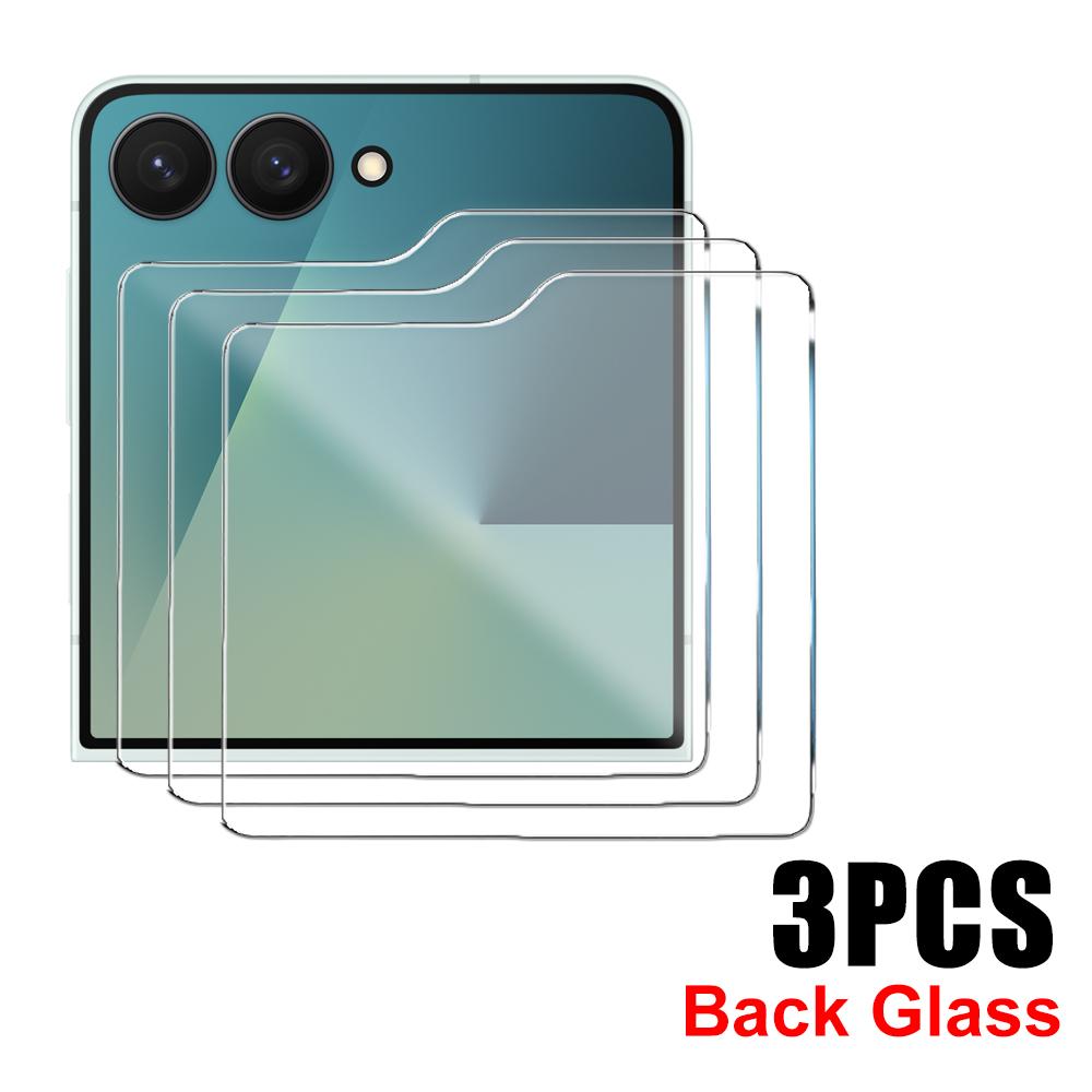Full Coverage Screen Protectors for Samsung Galaxy Z Flip 7 6 5 9H Tempered Glass Camera Films for Samsung Galaxy Z Flip 7 5G