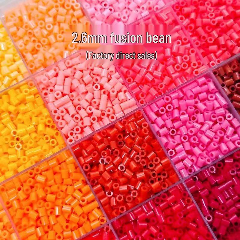 Confezione di Ricarica Perline Termofusibili da 264 Colori - 1000 Perline, 2,6 MM, Materiali per Puzzle 3D Fai da Te