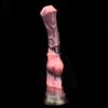 YOCY Knoten Pferde Penis Anal Dildos Vaginal G-Punkt Stimulator Tierischer Penis Silikon Anal Plug Sexspielzeug für Frauen Männer Masturbator