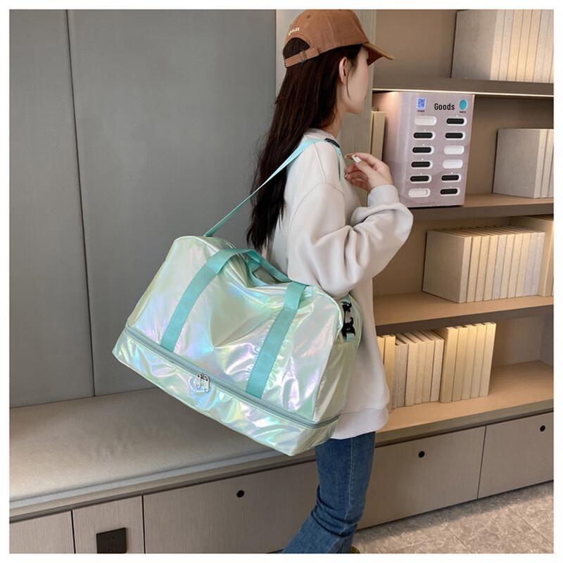 Women's Shiny Sports & Travel Duffel Bag