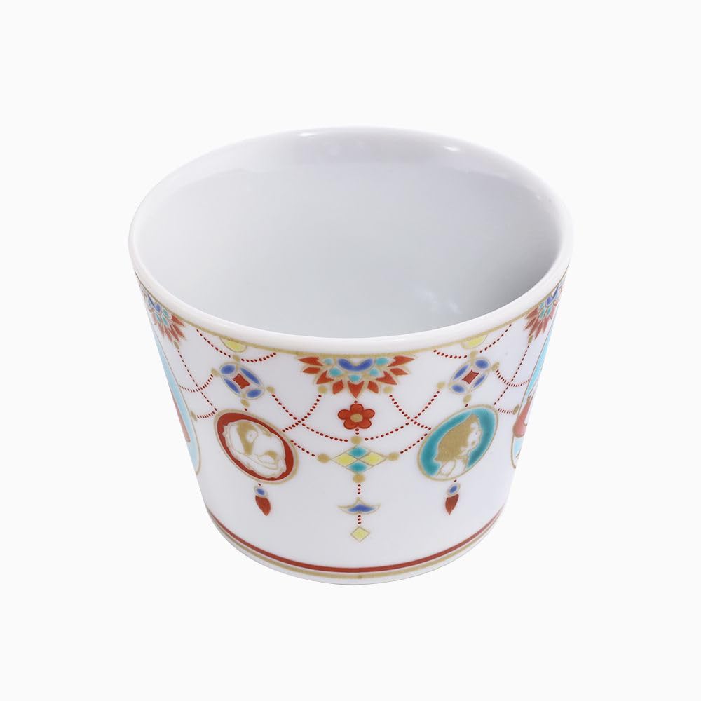 Made In Japan Kutani Ware Alps Girl Tableware Colored Free Gift Crimson Heidi and Yuki Heidi/Heidi Pottery/Tableware/Japanese Cup/Cup/Cup