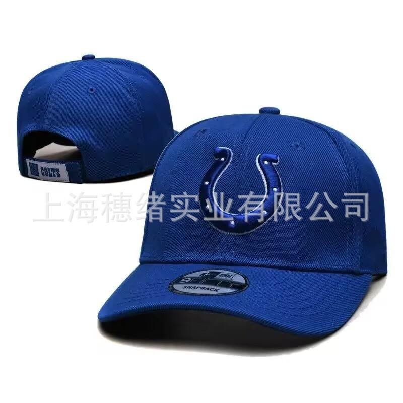 Unisex Embroidered Flat Brim Baseball Cap NFL Team Style Outdoor Sun Hat