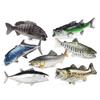 Multiple Type Plastic Fish Model Toy Figures for Fish Tank Landscape Fish Model Landscape Aquarium Desk Fish Bowl Decors