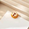 2pcs Mini Floral Rose Cufflinks Vintage Elegant Sunflower Sleeve Button Exquisite Button Cover Clip Blouses Shirt Accessories