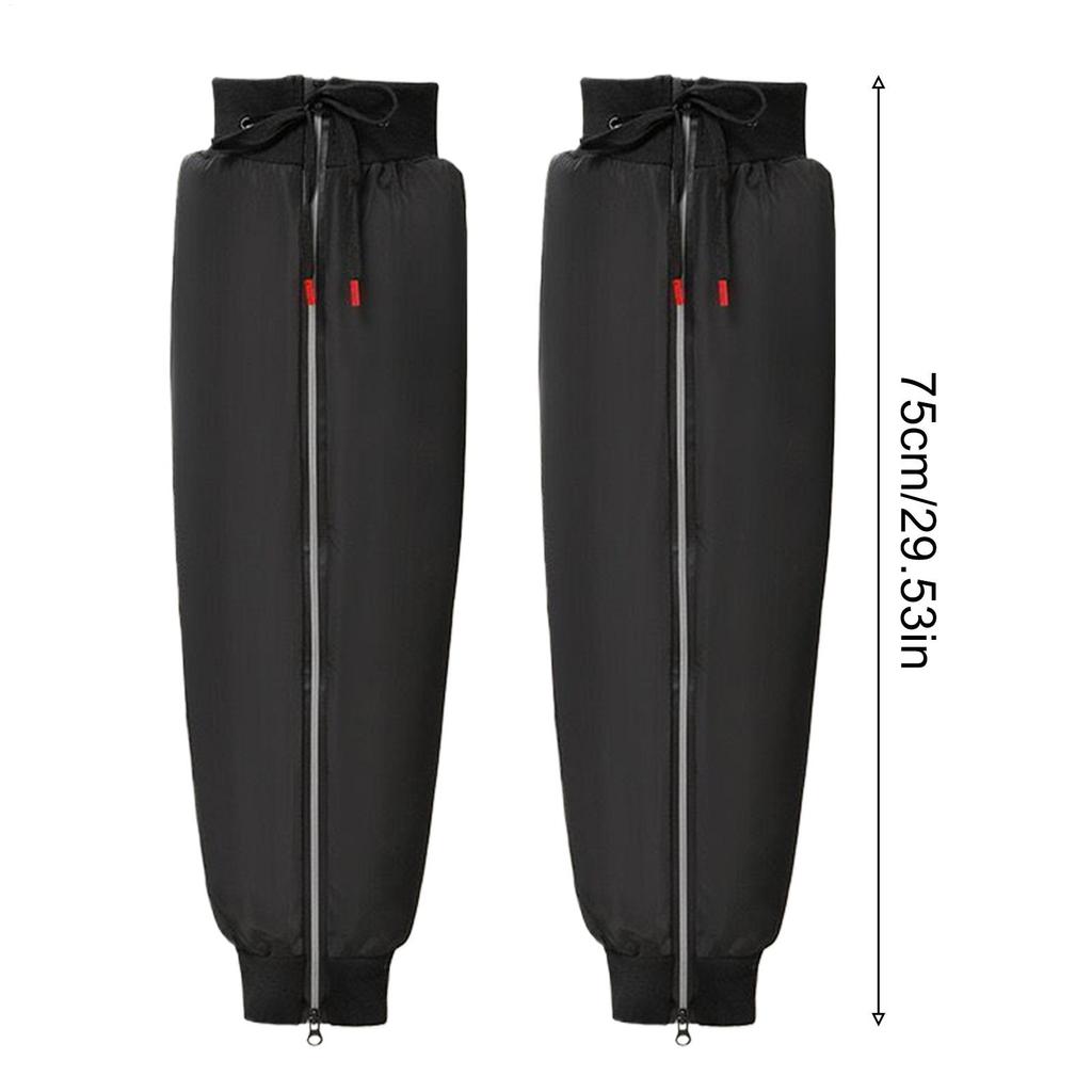 Motorcycle Windproof Knee And Leg Protectors Scooter Knee Protector Cover Thicken Fleece Electric Scooter Knee Guard Leg Cover