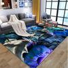 Alfombra con Patrón de Avatar, Felpudo para Interior/Exterior, para Picnic, Sala de Juegos, Dormitorio, Oficina, Sala de Estar, Alfombra Decorativa para el Hogar, Regalo de Cumpleaños