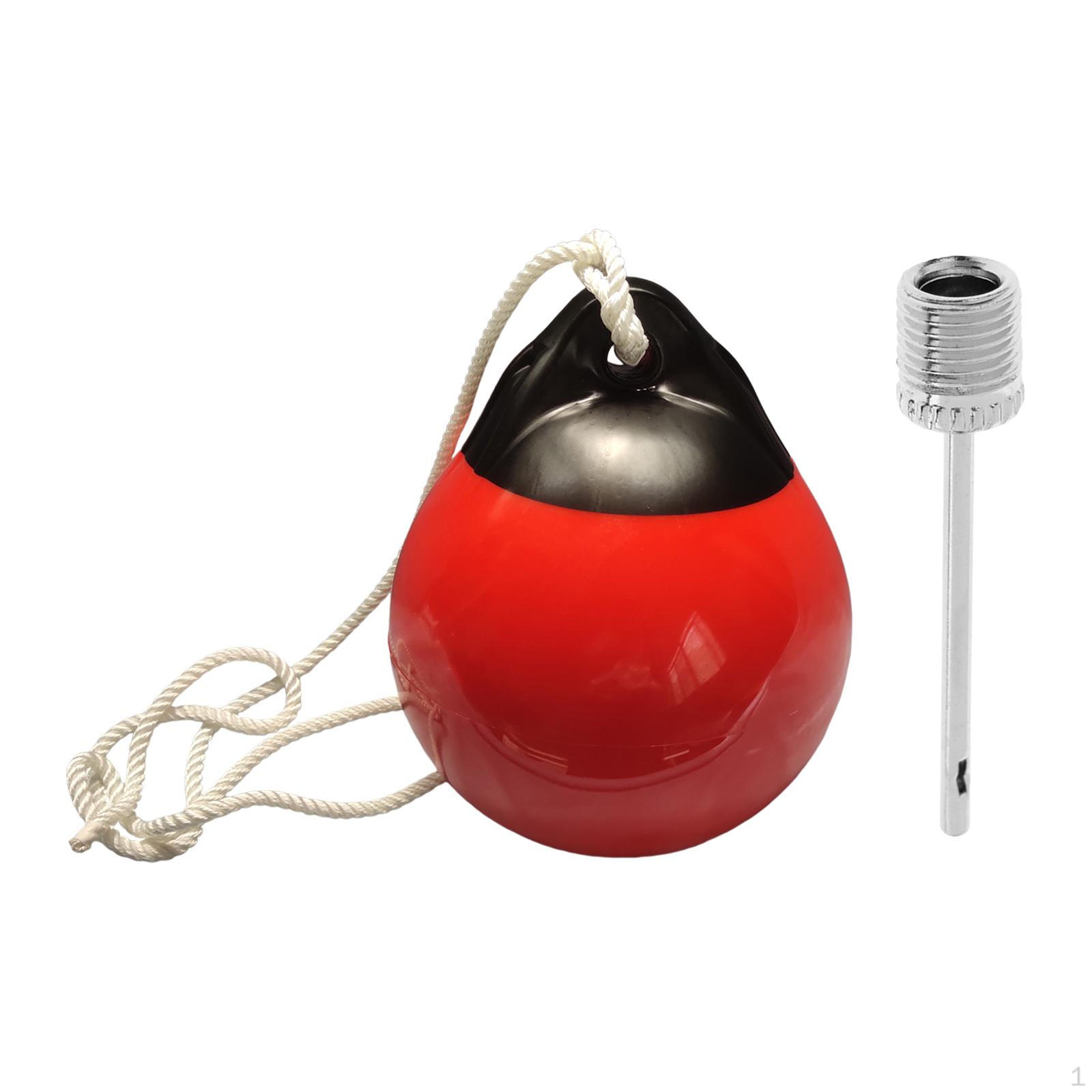Boat Ball Marine Mooring Buoy Red Anchor Ball, PVC Docking Buoy, Inflatable Round Dock A25