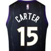 Nike X Współpraca NBA Sezon 24/25 Toronto Raptors Vince Carter City Edition Wygodna Wszechstronna Koszulka Koszykarska z Okrągłym Dekoltem FQ4394-010