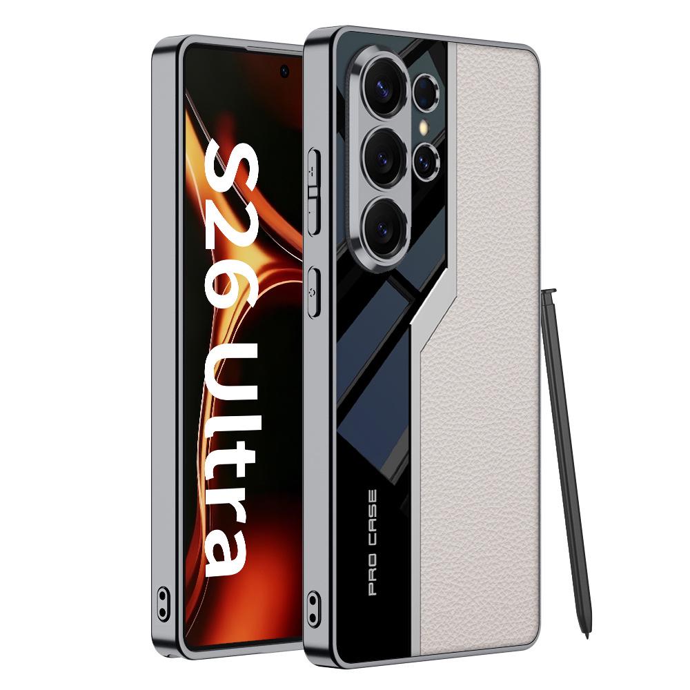 Samsung S26 Ultra Supercar Electroplated Leather Phone Case for Men & Women