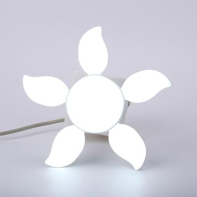 5 Blades Industriële Verlichting LED Garage Licht Opvouwbare Ventilatoren Blade E27 Lampkop Vervormbaar Opvouwbaar