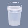 20L Transparent Plastic Water Bucket with Handle