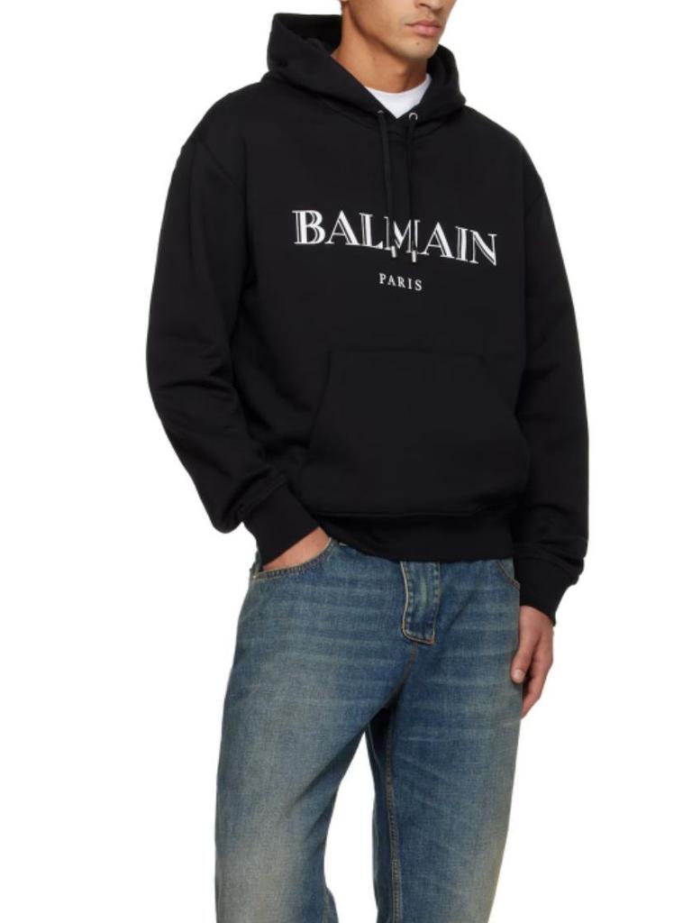 25AW Black Cross-Border Hooded Sweatshirt: Trendy, Comfortable, Versatile Loose Fit Pullover