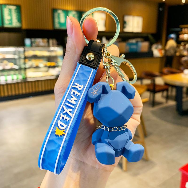 Cartoon Nordic Bunny Doll Keychain Fashion Punk Rabbit Keyring Wholesale