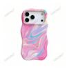 Etsy Explosive Apple 17 Mobile Phone Case Abstract Texture Film Two-in-one Protective Case 14pro Oil Painting Wind Hard Case