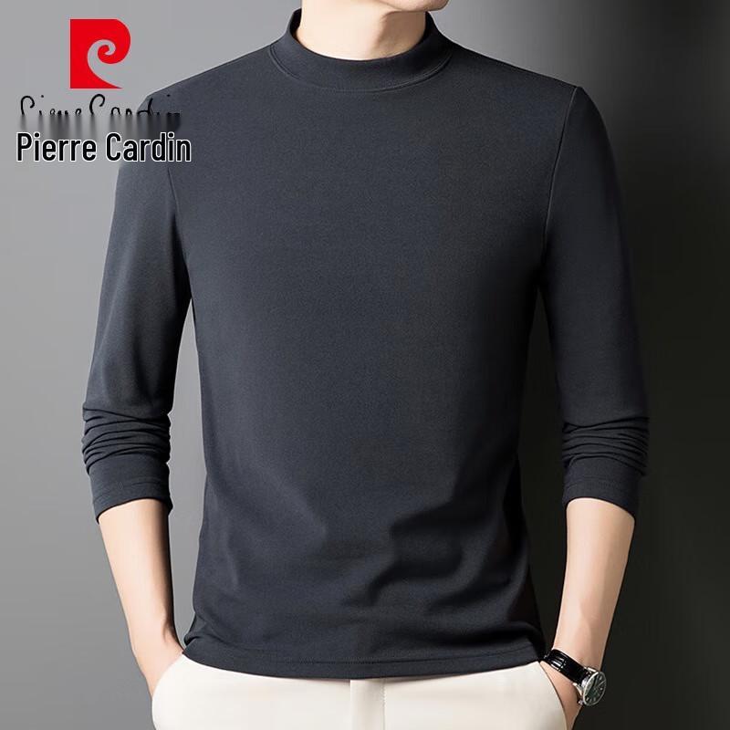 Pierre Cardin Men's Solid Long-Sleeve T-Shirt