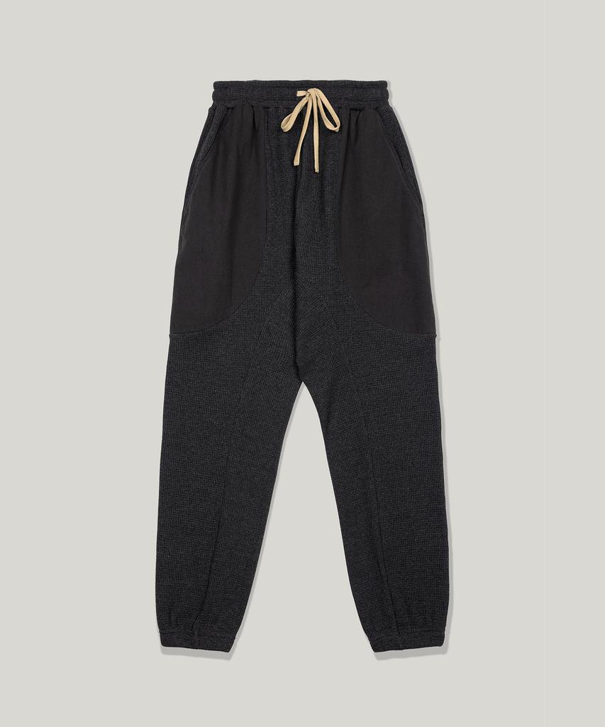 Peullojeulum Round Panel Jogger Pants [Charcoal]
