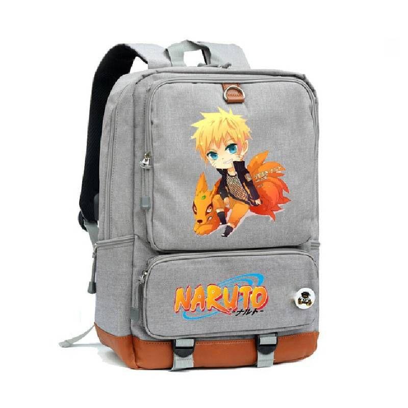 Sac à dos surdimensionné Naruto grande capacité pour le voyage et l'école