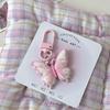 Colorful Butterfly With Colorful Letters Keychain Pendant Earphone Hanger Women Couple Keychain Bag Pendant Backpack Accessories