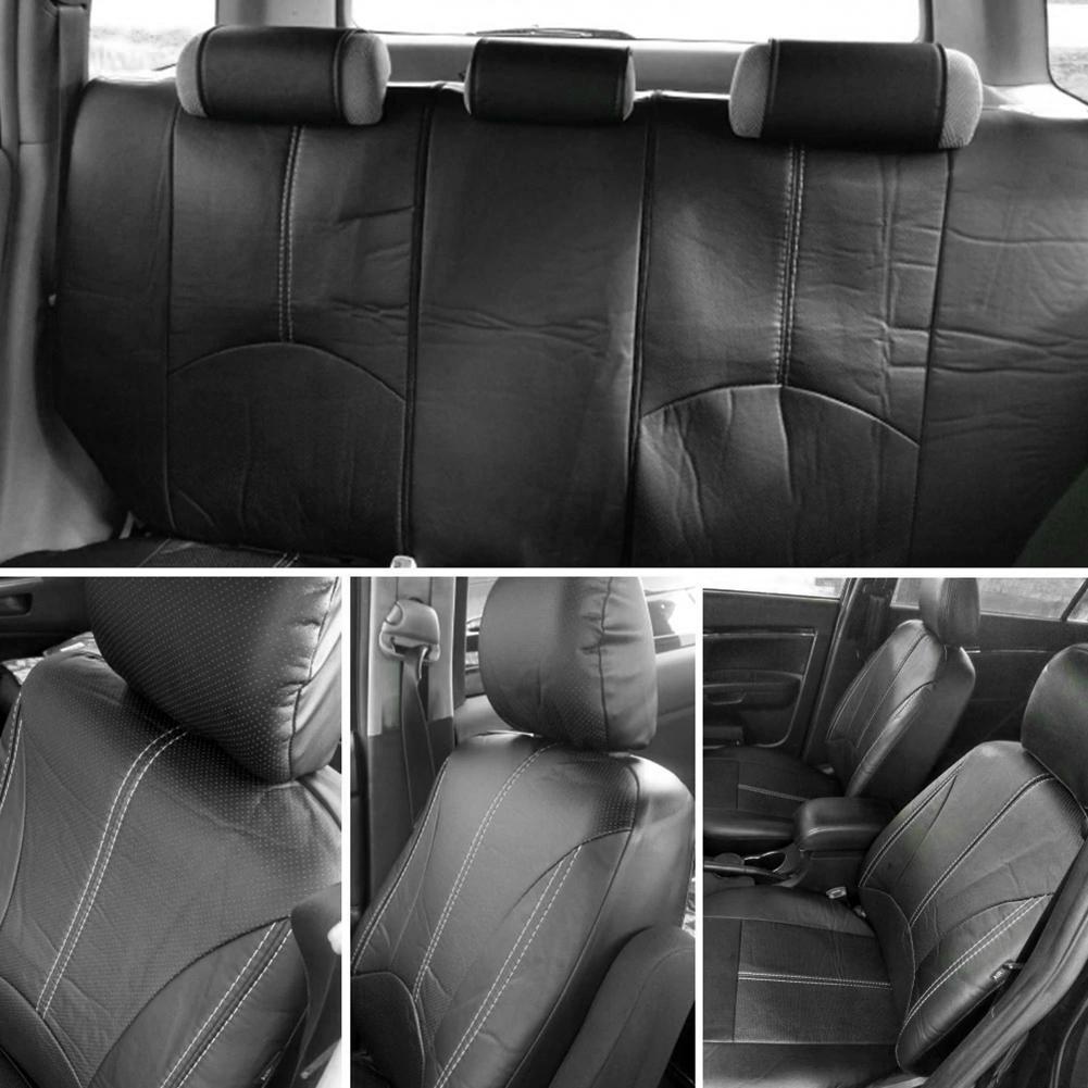 Universal PU Leather Car Seat Covers Set Elaborate Manufacture Prolonged Durable Auto Seat Protector Interior Styling