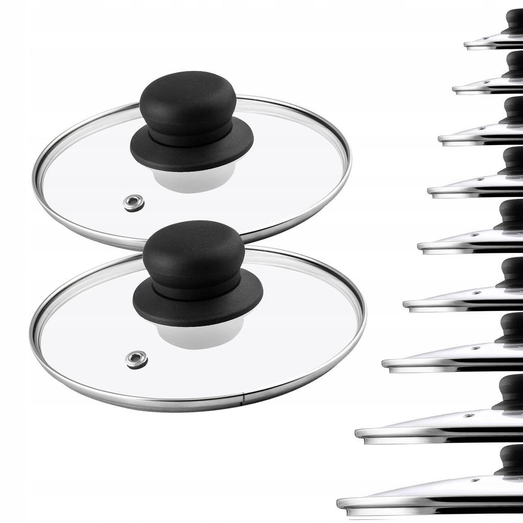 KADAX Szklana Pokrywka Pokrywa Garnka Patelni Uniwersalna Żaroodporna