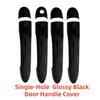 Carbon Car Accessory Door Handle Cover Trim Paste Style 2005 2006 2007 2008 2009 2010 2011 2012 Chrome For Renault Clio MK3
