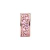 Pandora Rose Series Sparkling Elegant Silicone Fixed Clip Pendant Women Jewelry 781817PCZ