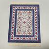 Woven flower Persian carpet small coaster retro style rubber non-slip computer mats wholesale merchants cheap mouse pad desk mat