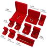Rounded Corner Plush Jewelry Storage Box for Bracelets, Rings, and Necklaces