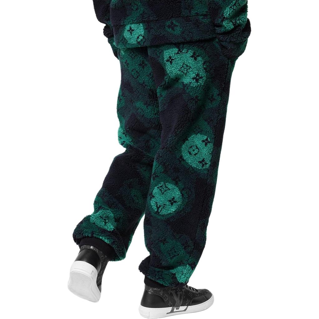 Louis Vuitton Monogram Camo Fleece Jogpants 1AATZ1