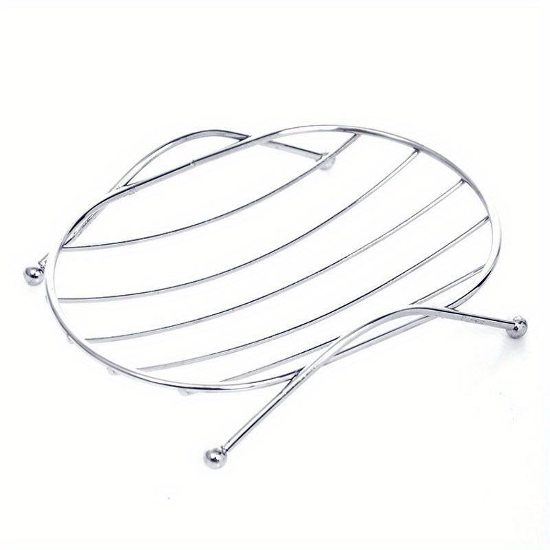 Stainless Steel Soap Dishes Rust-resistant Saver Basket For Bathroom Toilet Shower Soap Holder Case Brand Kitchen Accessories