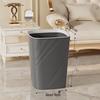 Large Capacity Lidless Trash Can for Home & Office - Suitable for Bathroom, Kitchen, Living Room